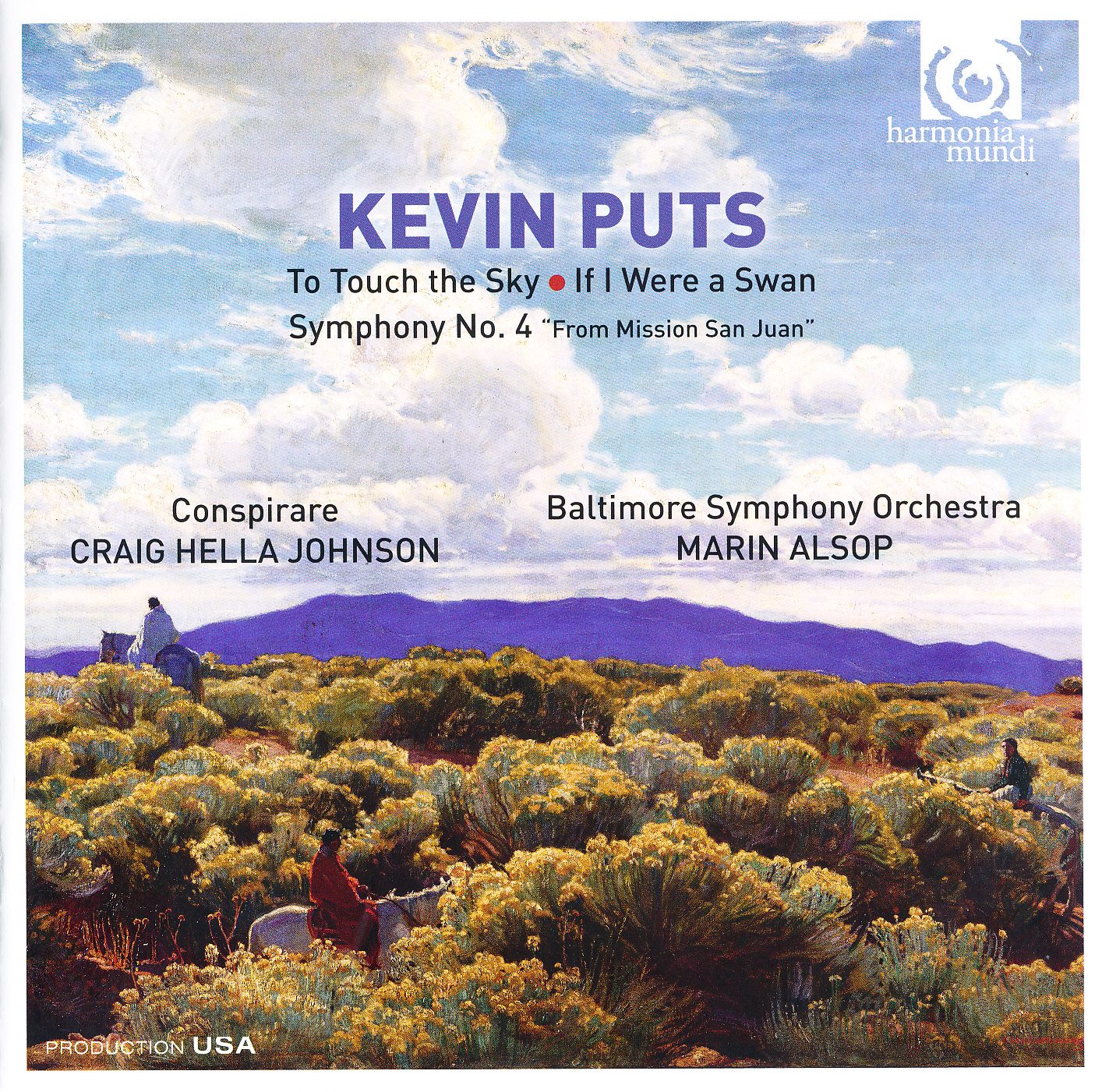 Kevin Puts - To Touch the Sky, IF I Were a Swan, Symphony No.4 "From Mission San Juan"